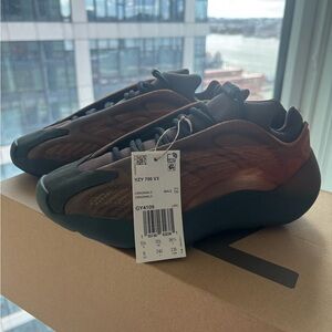 Yeezy 700 V3 Black and Brown Sneakers